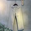 C S In The Room Ykk Zipper waShIng poCket Straight Wide jeanS 4Color