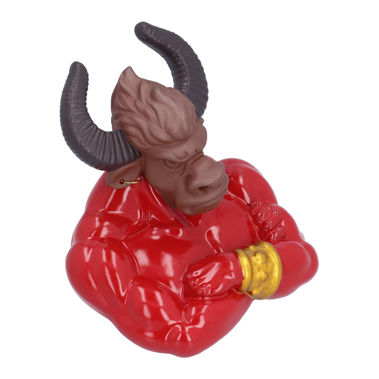 

Ceramic Chinese Craft Gifts Home Furnishing Ornaments Animal Model Cow Shape Zen OrnamentsType 2