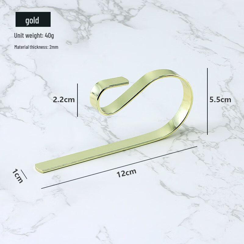 Christmas Stocking Fireplace Mantel Hooks - 6 Pack