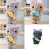 Plush Cat Keychain With Pp Cotton Filling For Bag Decor And Collectible Toy