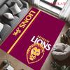 Brisbane Lions Carpet Rug for Living Room Bedroom Home Sofa Decoration,Kids Play Nonslip Floor Mat