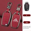 Zinc Alloy Genuine Leather Auto Key Fob Cover Case Fit For Saic Maxus T60 Key Ring Smart Automotive Protective Guard Housing Remote Mount Auto