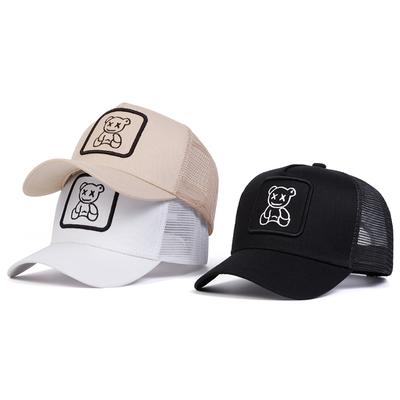 Cappellino da Baseball Ricamato Panda alla Moda Cappello Snapback in Rete Cappelli da Pesca Traspiranti da Esterno Cappello da Viaggio Cappellini in Rete