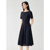 JUZUI Women's Old Money Style Tencel Blend Dress