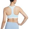 Nike Swoosh Dri-Fit Medium Support Quick-Dry Versatile Breathable Sports Bra Women Underwear Glacier-Blue HQ4741474