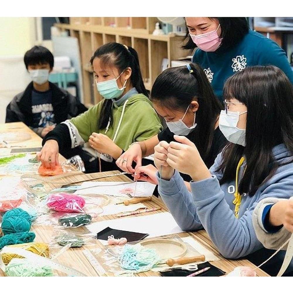 JianJian's Home 3 Set Embroidery Kit for Beginners 30 Types Basic Stitching with Wooden Base and Guide