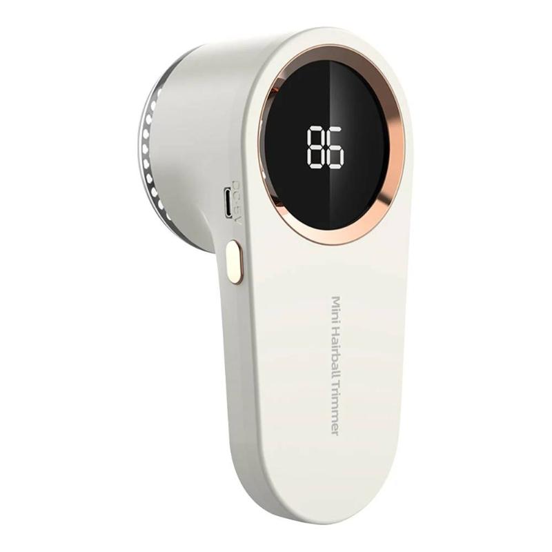Electric Lint Remover Fabric Shaver Digital Display Electric Pellet Fluff Remover Usb Rechargeable Ergonomic For Clothes Sweater