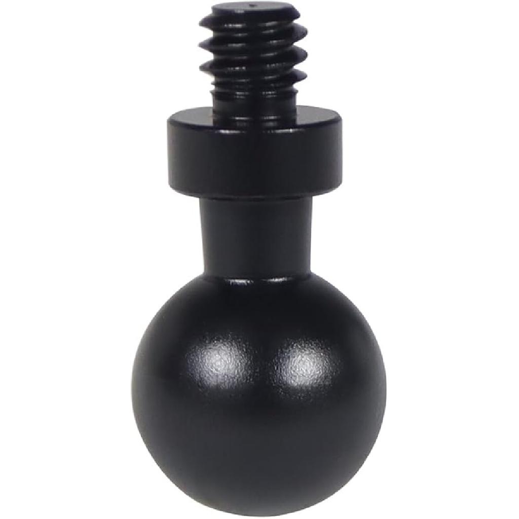 FEICHAO 20mm/17mm/15mm/13mm To 1/4 Screw/Hole Ball Head Mount Adapter for Action Camera Photography Accessories (20mm To 1/4 Screw)