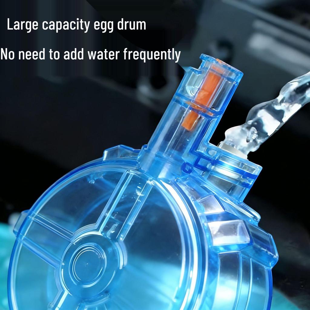 Firelight Big Ice Electric Water Gun with Linked Recoil, Muzzle Cap, Large Capacity for Youth.