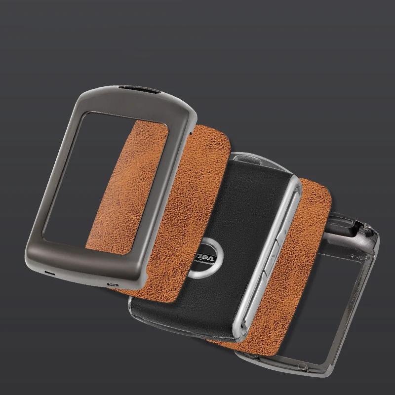 AABBG1 Zinc Alloy Car Key Case Cover Shell Holder Fob For Volvo S60 S90 XC40 XC60 XC90 V90 Polestar 1 Polestar 2 Keychain Car Accessory
