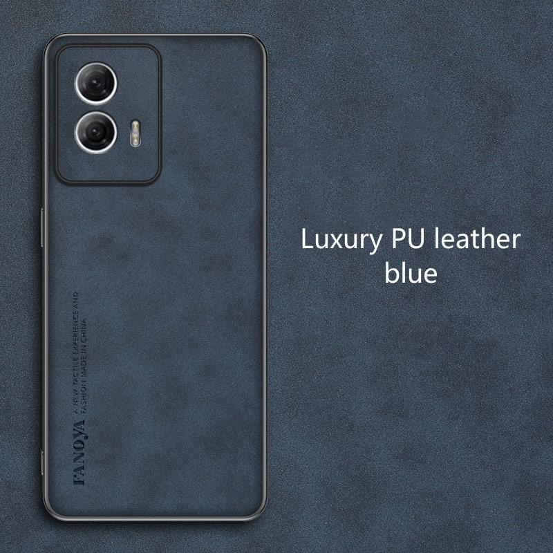 For Motorola Edge 50 Fusion Case Luxury Leather Comfort Back Cover For Moto Edge50 Fusion Soft Silicone Shell Shockproof Bumper