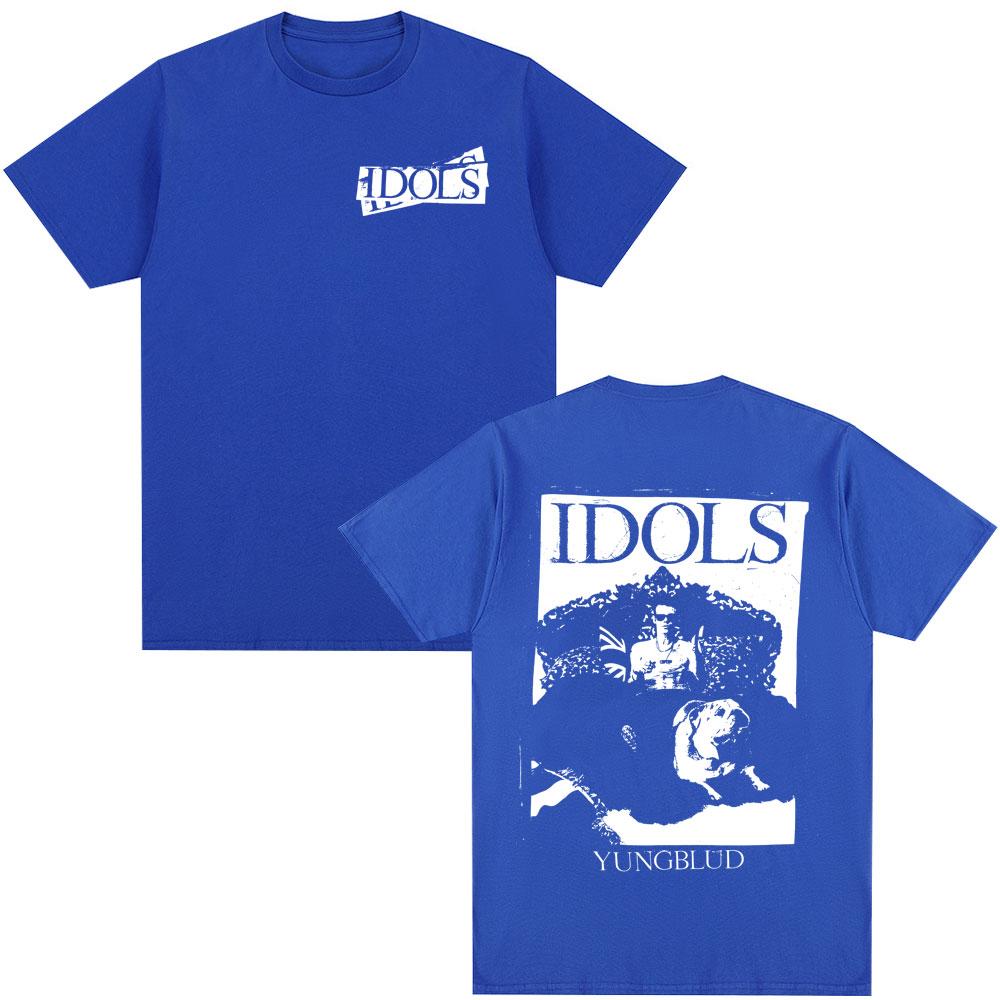 Yungblud IDOLS Album Tour Merch T Shirt Unisexs Women Clothing Hip Hop Short Sleeve Tshirts Oversized Summer Cotton Tshirt