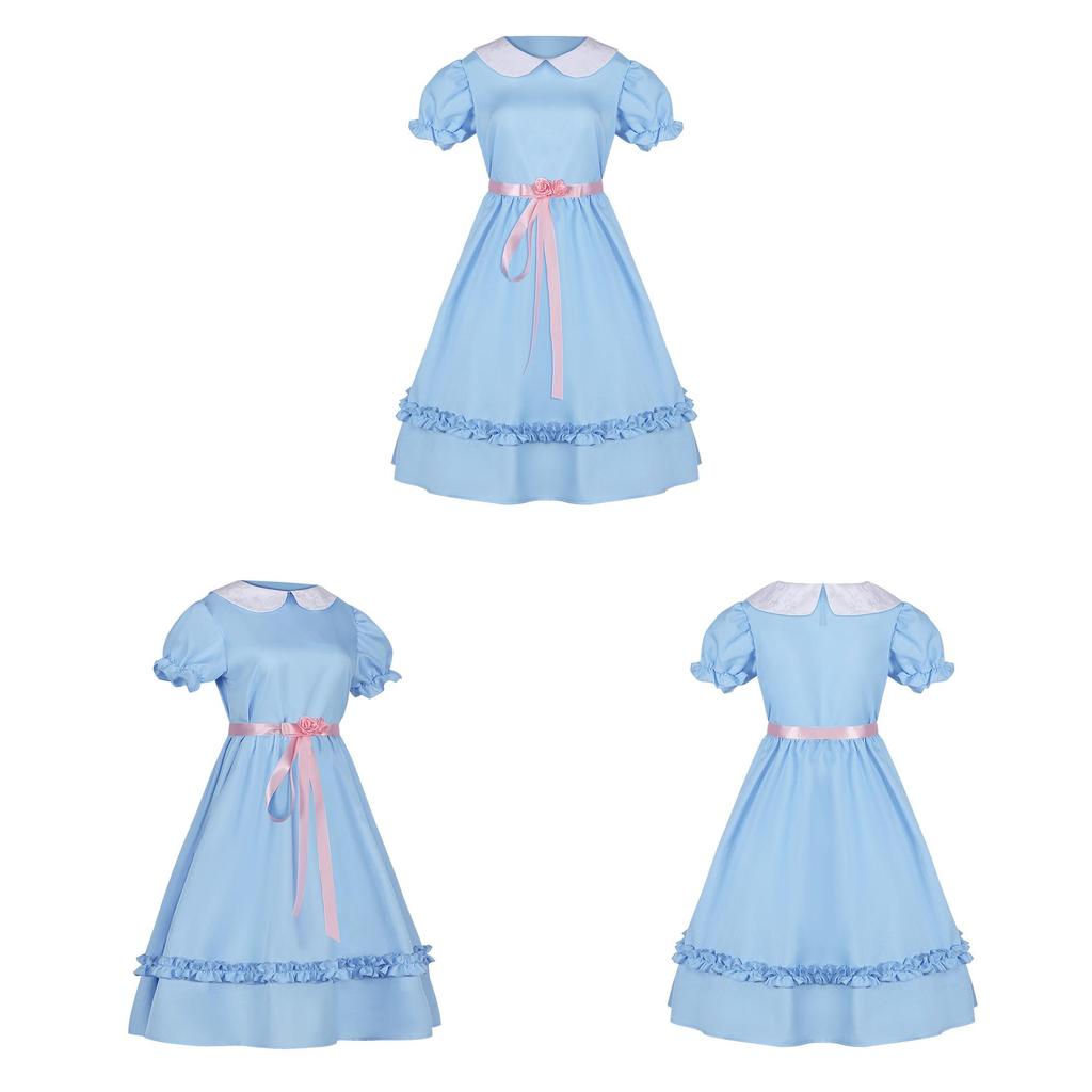 The Shining Grady Twin Daughter Cosplay Costume For Halloween Party And Stage Performance