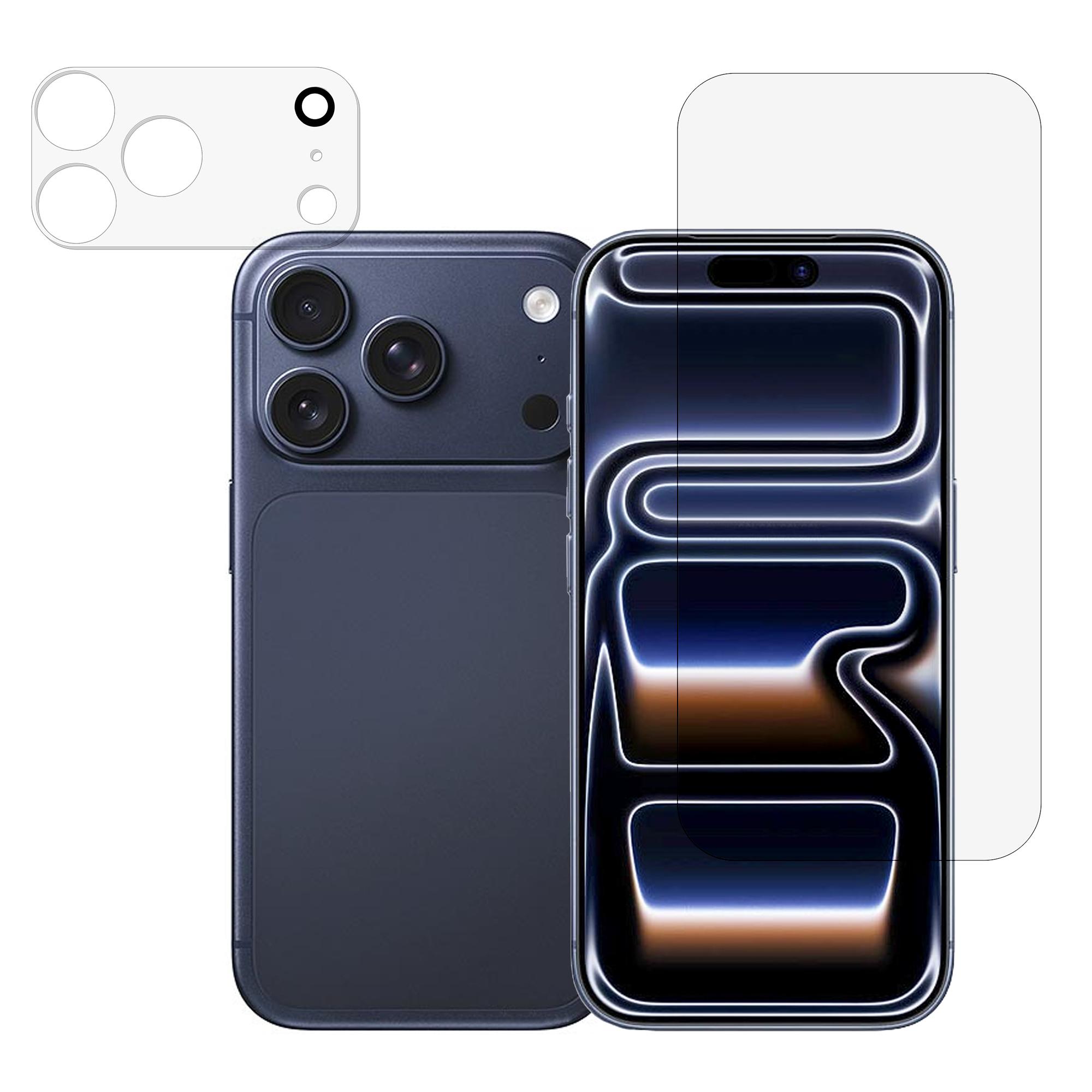

For iPhone 17 Pro Screen Protector 0.3mm Arc Edge Ultra Clear Tempered Glass Film with Camera Lens Protector
