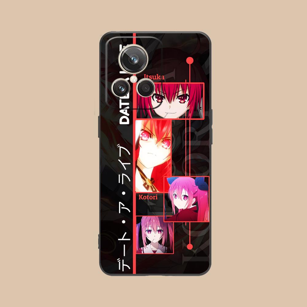 

Date a Live Kotori Itsuka TPU Mobile Phone Case for Realme 15 14 13 12 11 10 9 Pro Plus T i Lite 5G Colorful Printing Cover realme 15
