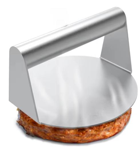 

Household Stainless Steel 304 Burger Press, Square and Round Meat Presser, Manual Meat Pressing Tool, Burger Patty Press Plate