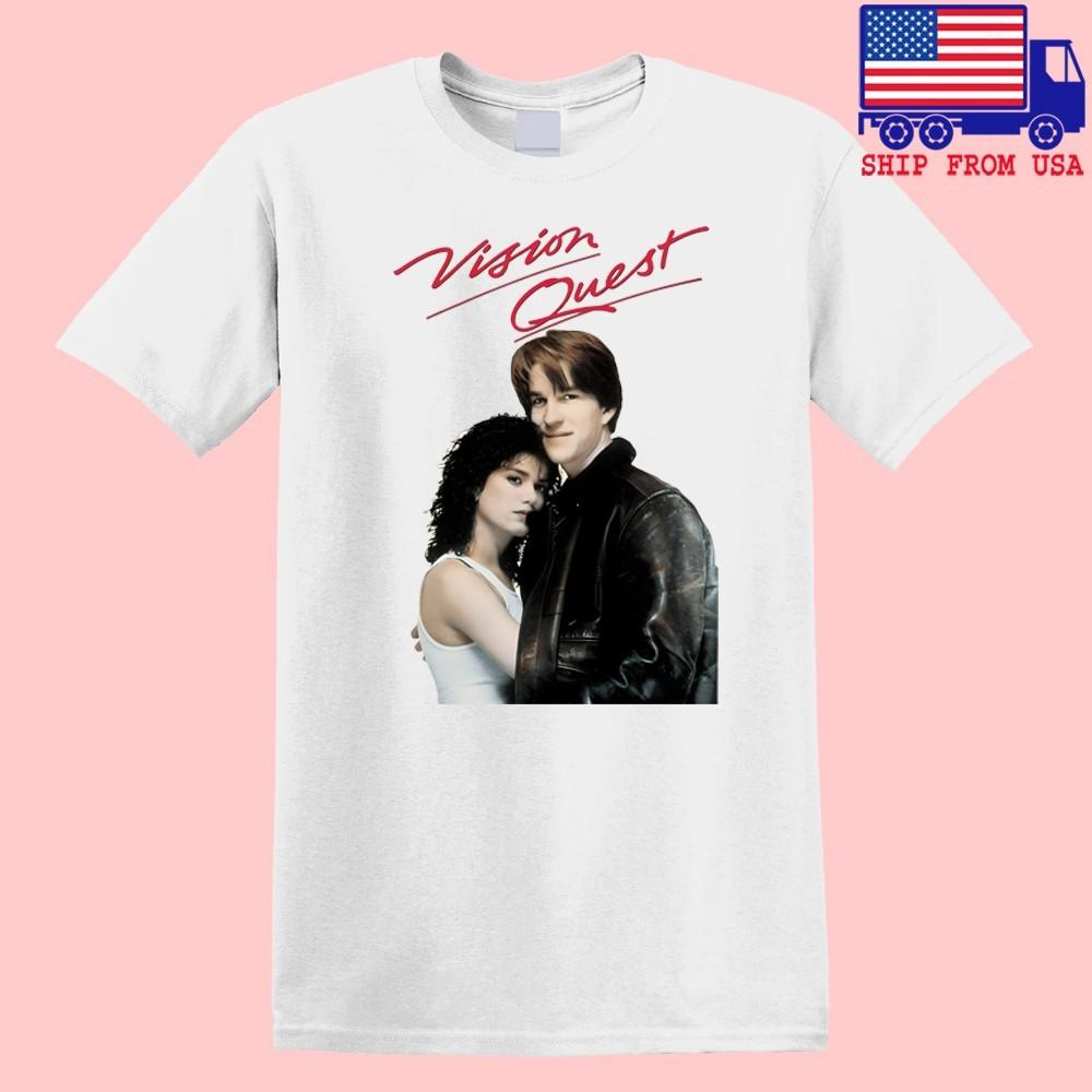 Vision Quest Retro Movie Men s White Size S-5XL L