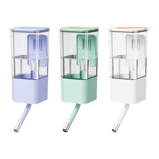 Hanging Kettle for Pets Cage Mounted Water Dispenser with Stainless Steel Ball Spout Large Capacity Automatic Water Feeders Pet Supplies