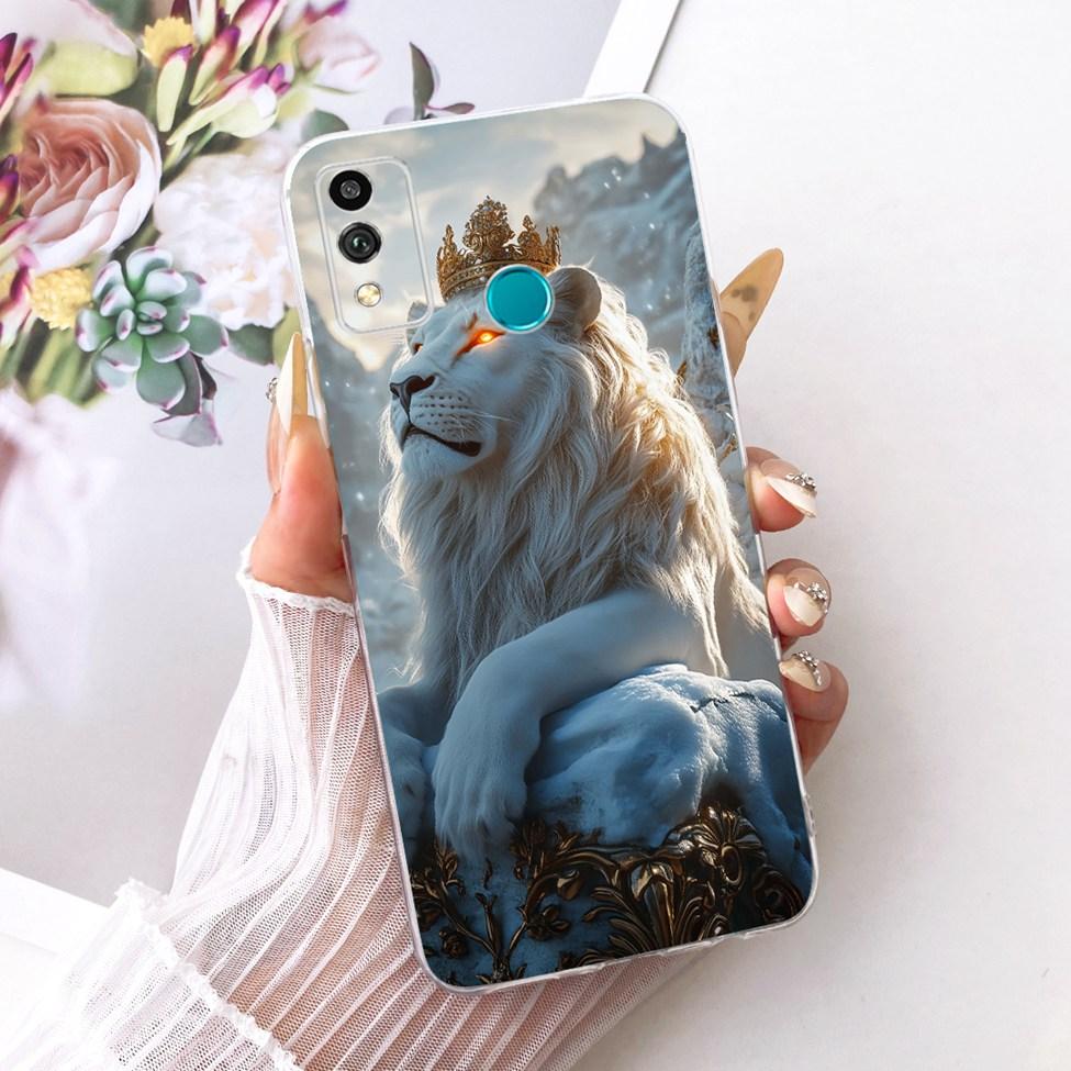 Transparent Cover For Honor 9X Lite Case Cute Fashion Butterfly Funny Painted Casing For Honor JSN-L21 JSN-L22 JSN-L23