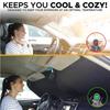 Car Windshield Sun Shade Visor UV Protection Shield For Lexus F SPORT ES RX NX LS UX LM LX GX LC RZ IS CT GS RC HS SC TX LBX