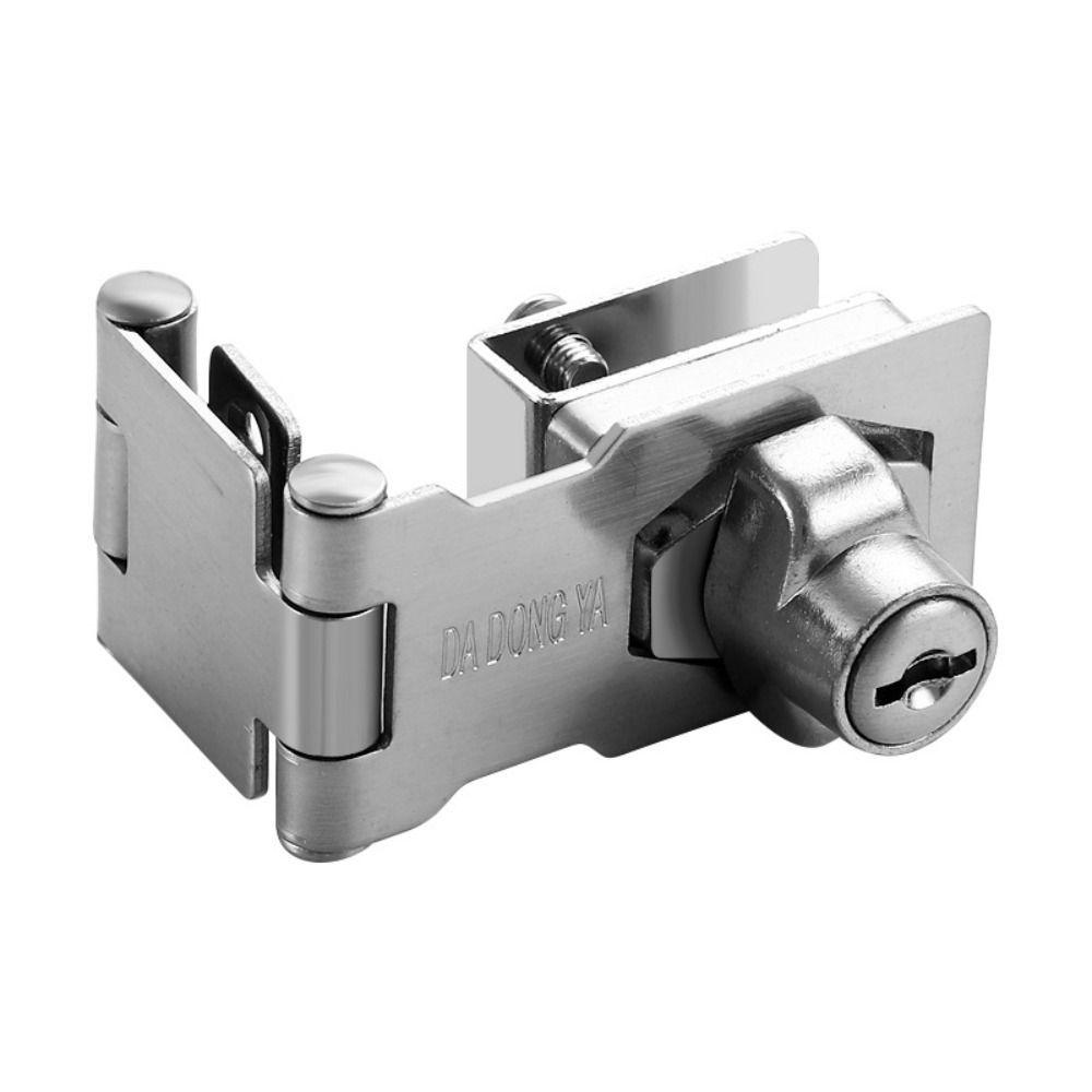 Security Cabinet Display Lock Zinc Alloy Lockset New Glass Door Lock  Glass Door
