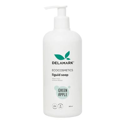 Cosmetic Liquid Soap Green Apple De La Mark 500 Ml