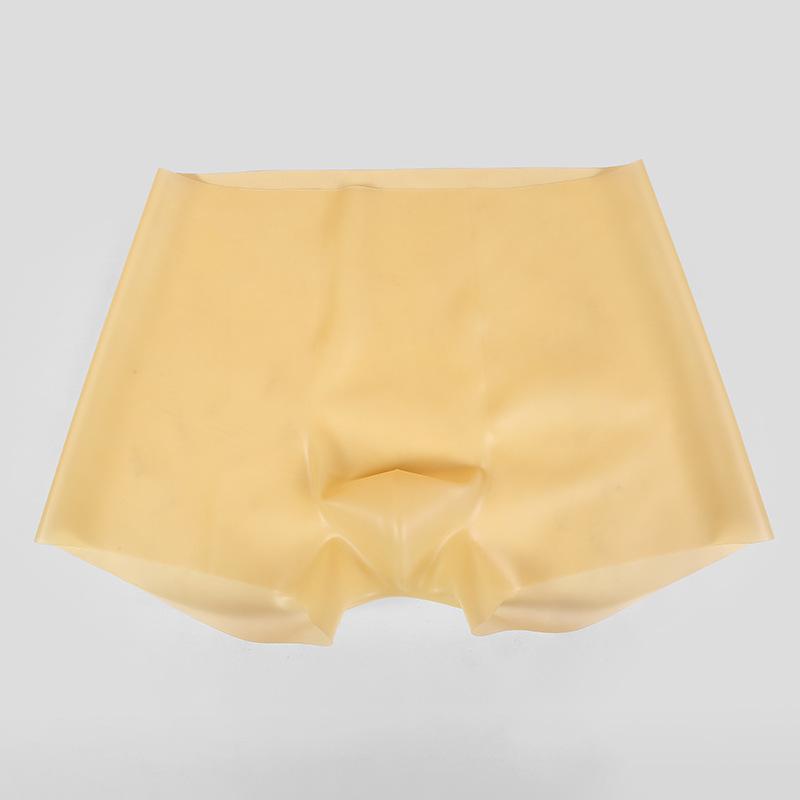 Fetish Latex Tight Panties Men Rubber Elastic Pouch Translucent Boxers Shorts Dj Club Bar Show Costumes Private Party Lingerie