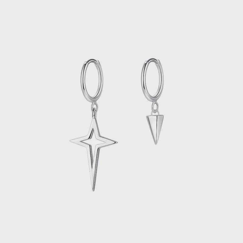 "925 Sterling Silver Cone Earrings - Elegant & Trendy High-End 2023 Collection for Women"