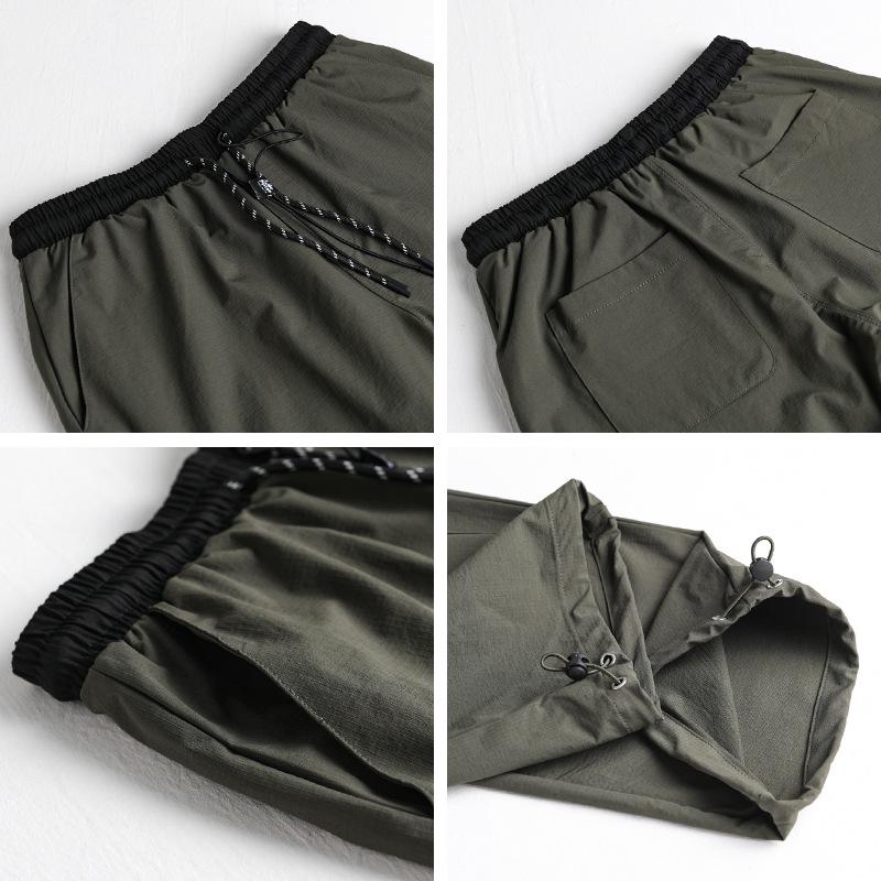 Men's Loose Fit Casual Pants K213 - Comfortable Outdoor Workwear for Spring and Summer