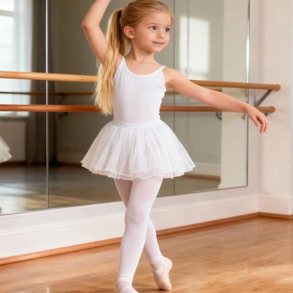 Solid Color Kids Dance Tight Thin Ballet Stocking Durable Kids Pantyhose Ballet  Spring