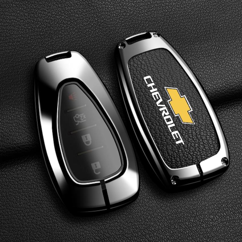 For Chevrolet Onix Equino Orlando Cruze Spark Sonic Camaro Volt Bolt Trax Malibu Blazer Traverse Seeker Alloy Car Key Case Cover