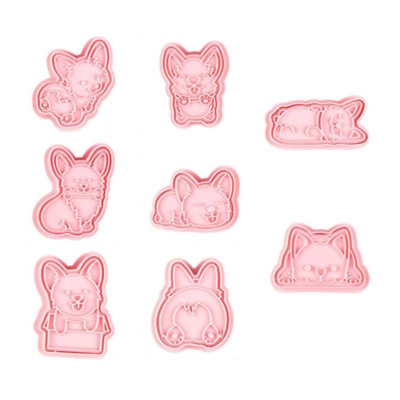 Biscuit Cutters Cookie Stampers Corgi Shapes DIY Kitchen Biscuit Fondant Gadgets top sale