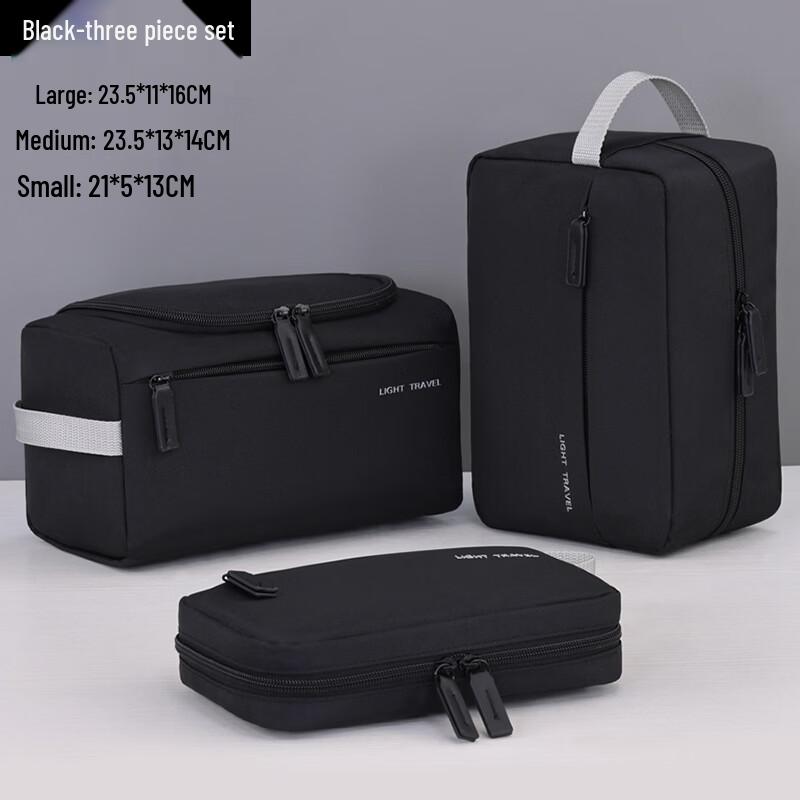 MDNG Portable Foldable Toiletry & Cosmetic Bag Set Large