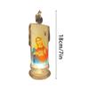 Jesus Catholic Christian Religious Ceremony Virgin Electronic Flameless LED Devotional Prayer Candles Light Religious Decoration