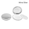 1Pcs Loose Pot Travel Makeup Jar Sifter Container 3-5G Portable Ultra-Thin Plastic Powder Box With Mirror And Powder Puff