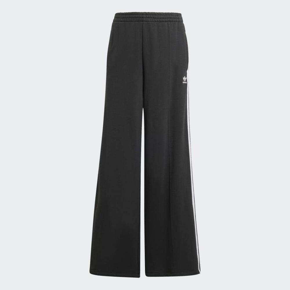 Adidas Loose French Terry Wide Leg Pants Black  Iy7255 