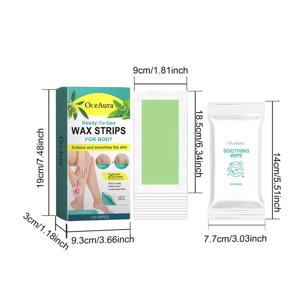 Waxing Paper Mild Non-irritating Waxing Paper Full Body Hair Removal Products