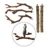 5x Bird Standing Pole Wooden Perch Parrot Stand Branches, Chewable, Grape for