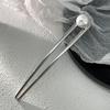 4Pcs Fashion Simple U Shaped Pearl Hairpin Lazy Maruko Head Disc Hair Tool Women Korean Fashion Hairpin Headwear