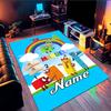 Custom Name Number Blocks Adventure Rug Game Carpet, Floor Mat for Bedroom Living Room Entryway Rug, Home Decor Idea Gift for Christmas birthday