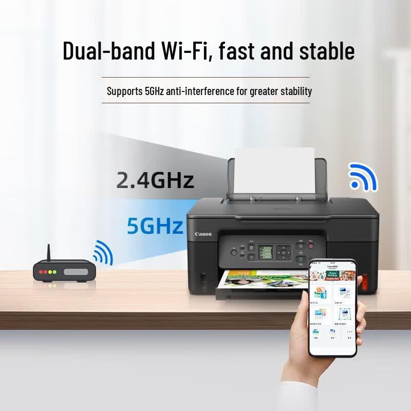 Canon G3870 Ink Tank Color All-in-One Printer CN Plug (adapter Included)