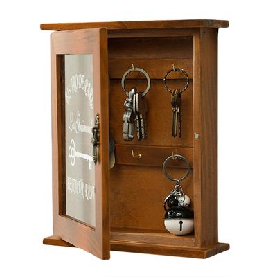 Armoire à clés murale en bois, magnifique et durable, style rétro, en acrylique
