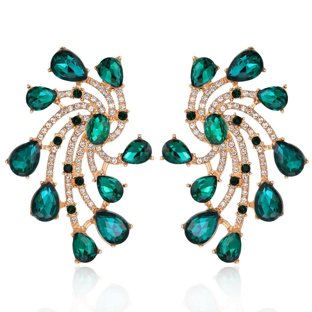 Geometric Alloy Earrings For Women With Symmetrical Design And Fall Fashion Trend