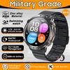 New 1000mAh Big Battery Outdoors Military SmartWatch 1.73" AMOLED Screen 10ATM Waterproof Compass Sports Tracker Smartwatch