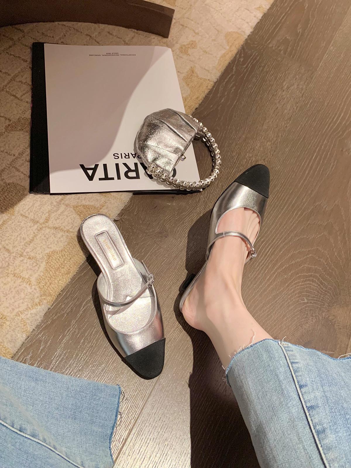 

Версия из овчины~ Виноградная мать, та же цветовая гамма дочери Наньян, слово со стилем маленькой ароматной Мэри Джейн, женские балетки 34