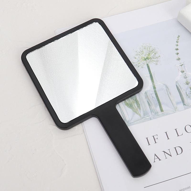 Custom Logo Square Handheld Makeup Mirror - Portable Cosmetic Mirror for Beauty & Gifts