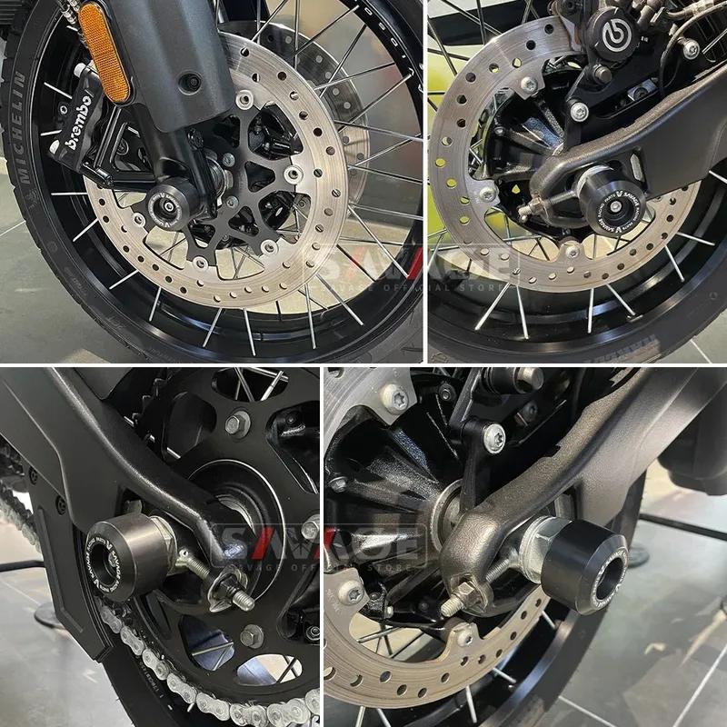 Rear Front Axle Fork Crash Slider For Harley Pan  1250 RA1250 RA1250S Motorcycle Protector Wheel Hub Anti-Crash Pad Guard