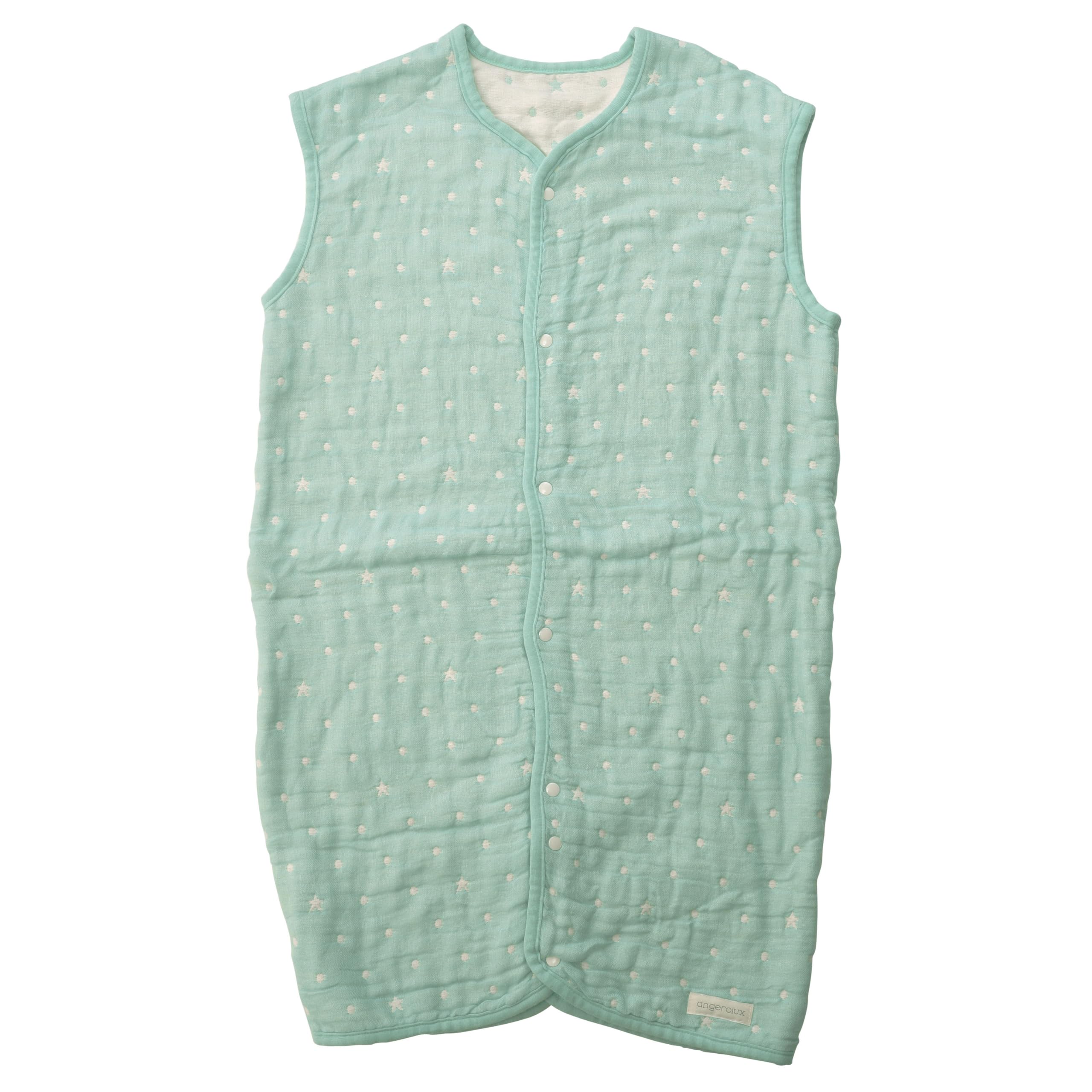 

angerolux for Preventing Colds and Irregular Sleeping Made in Mint Year-Round Sleeper, Breathable, 6-Layer Gauze, 2-Way, Positions, Autumn/Winter,