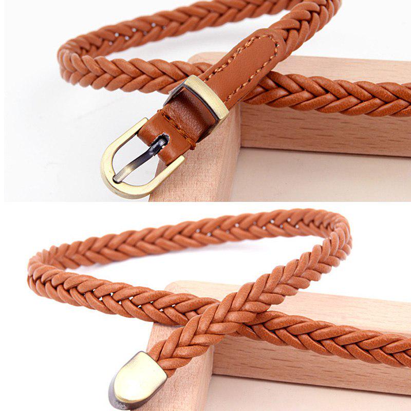 Spring Fashion Hand Made Waist Thin Belt Vintage Women's Belt with Bucket Summer Dress Decoration