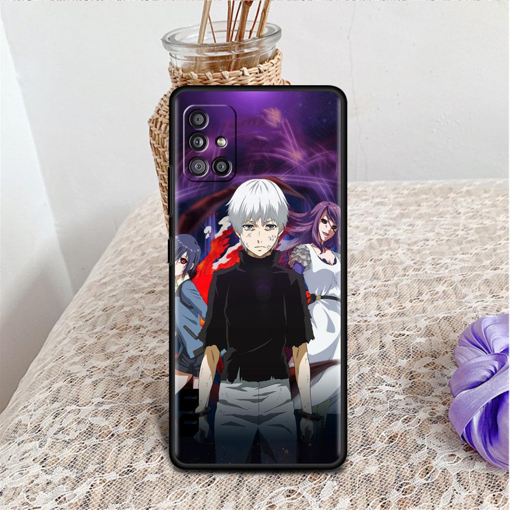 

Чехол для Samsung Galaxy A52 A12 A51 A32 A71 A21s A22 A11 A02s A03 A23 A13 A53 A41 A31 A72, мягкий чехол для телефона в стиле аниме Tokyo Ghoul Sac Samsung A02s